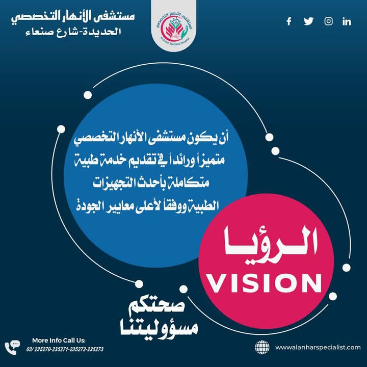 رؤيتنا — مستشفى الأنهار